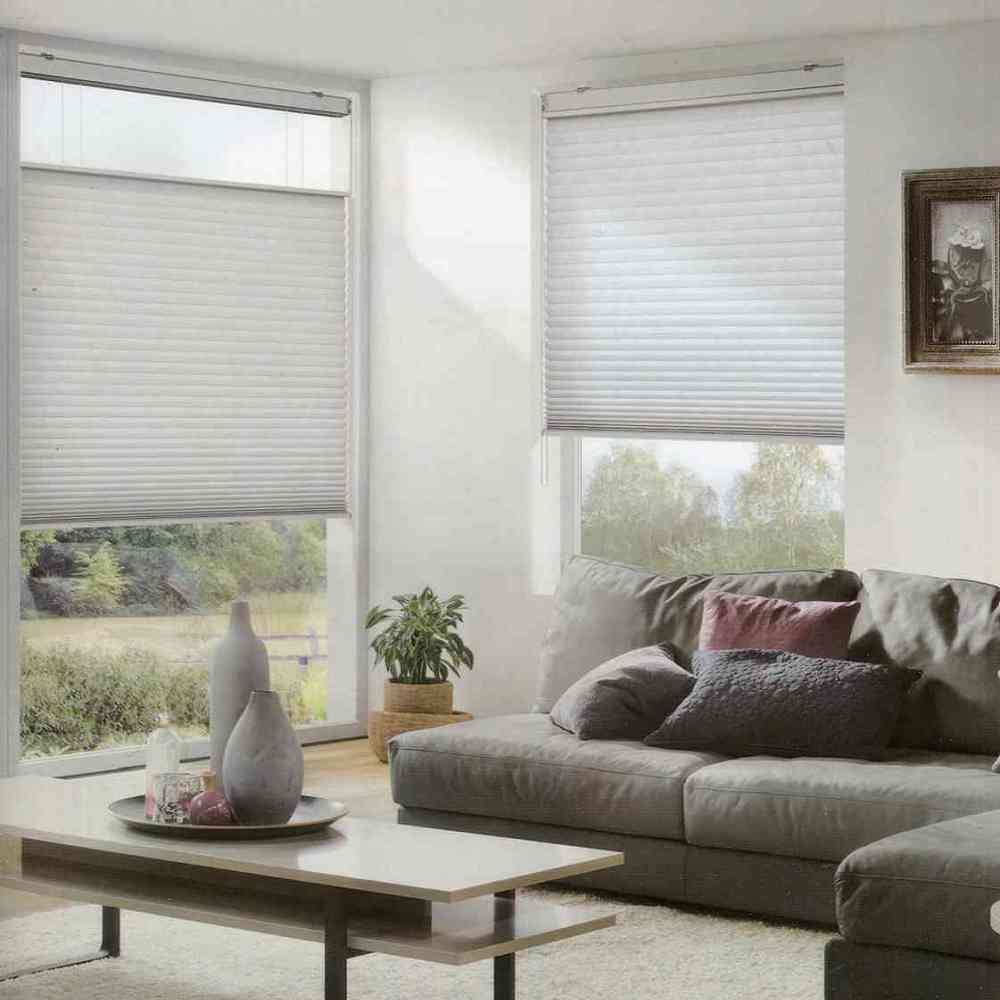 蜂巢簾客廳透光柔和採光實景